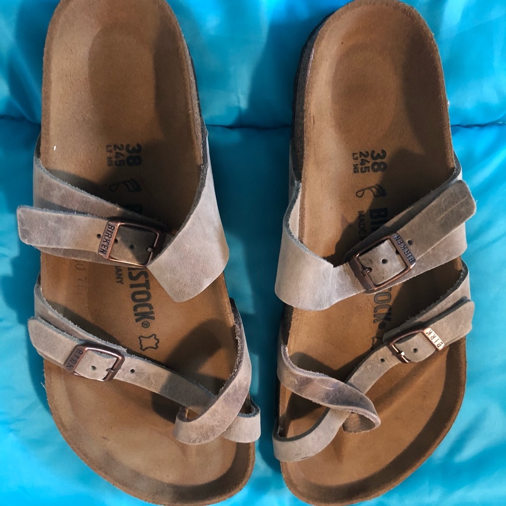 NWOT Birkenstock leather sandals 8